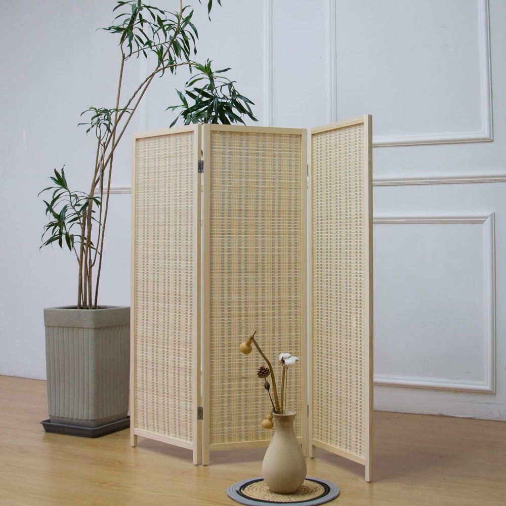 Partition Screen Divider - Divisorio per Ambienti a 3 Pannelli,