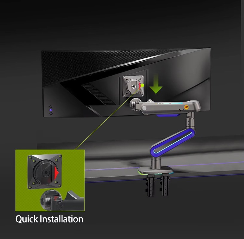 Monitor Stand - Braccio per monitor da gioco ERGONOMIC