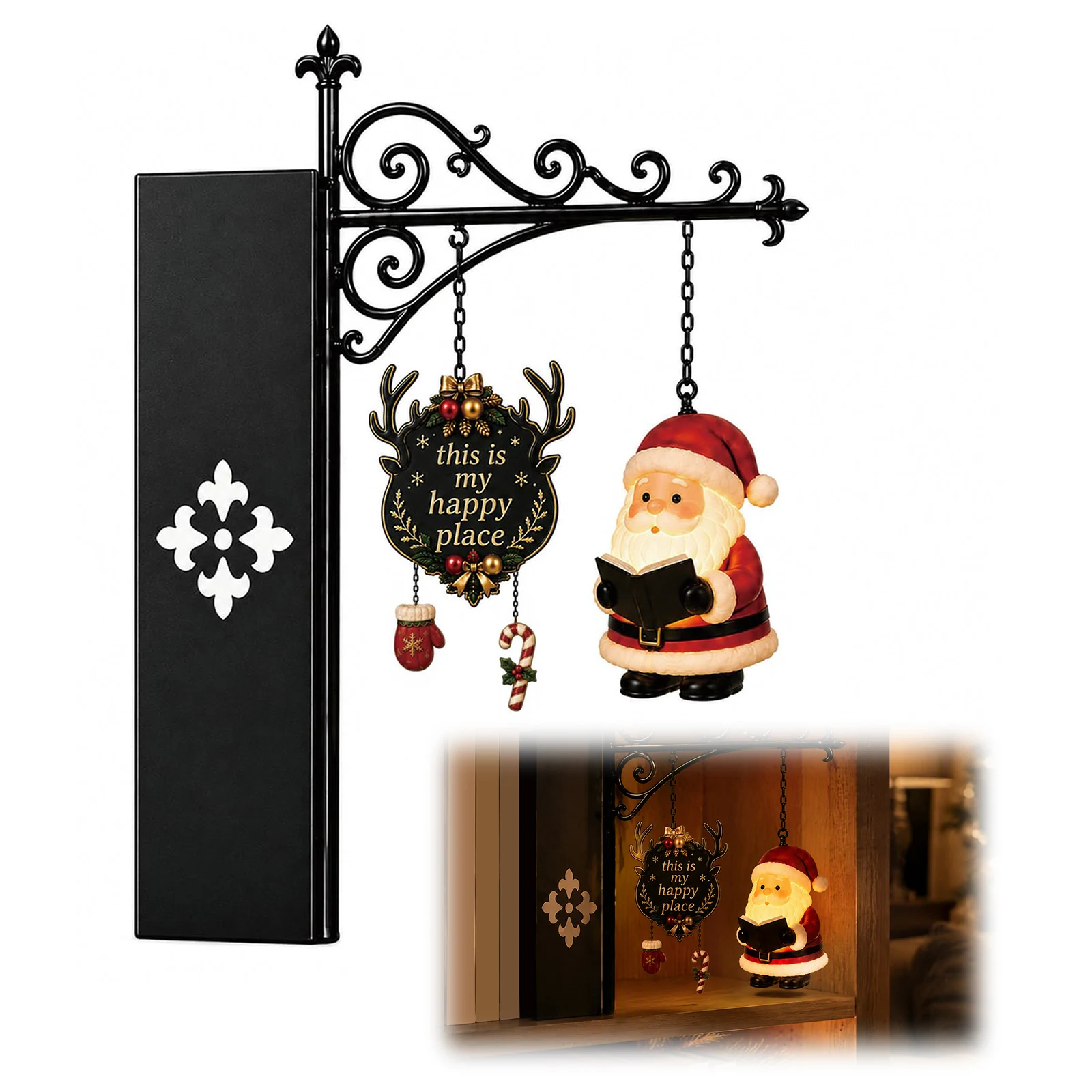 Statuetta di Babbo Natale per  - Bookshelf recensione e prezzo