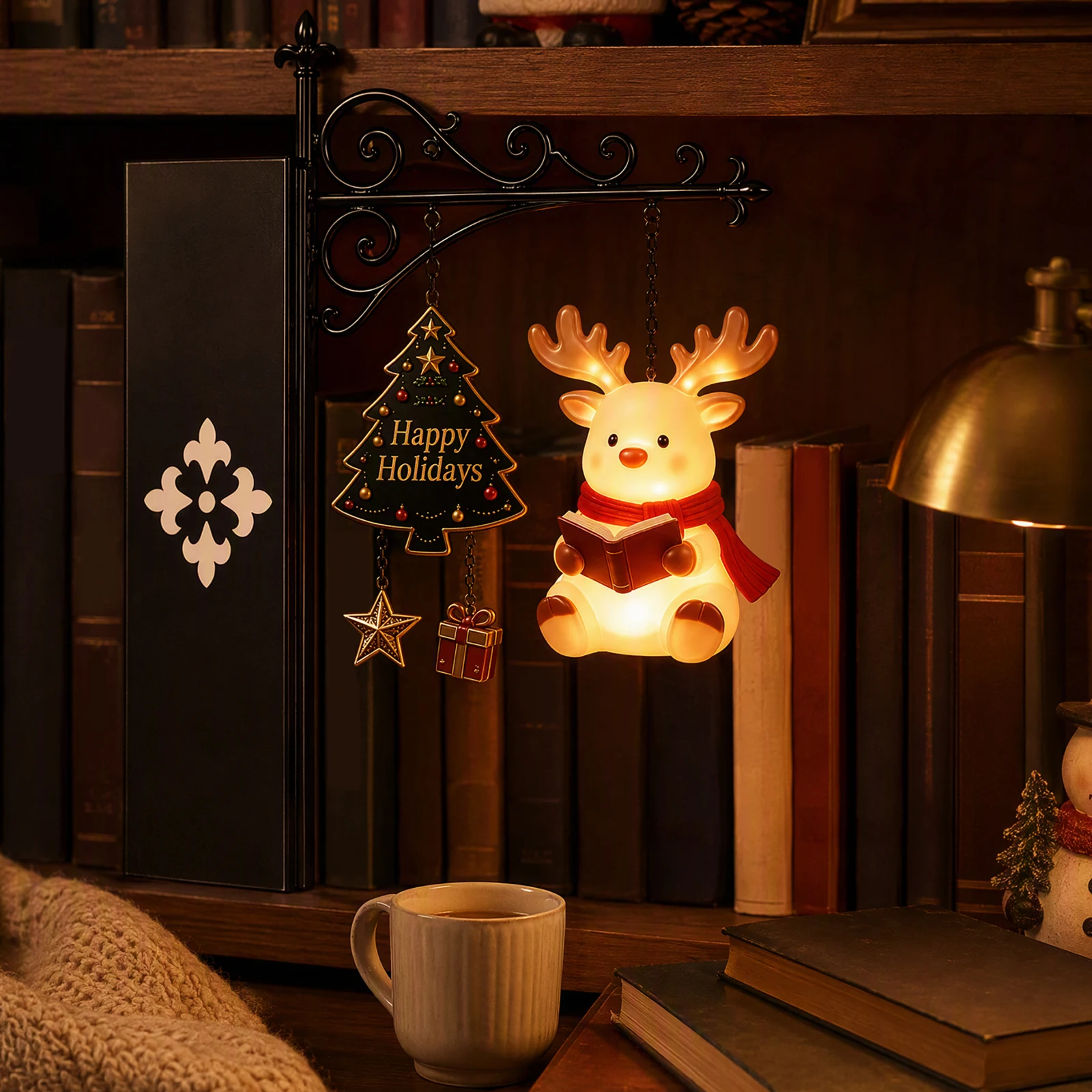 Statuetta di Babbo Natale per  - Bookshelf recensione e prezzo