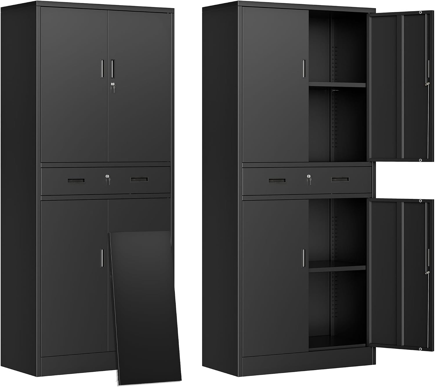 Armadio Alto in Metallo con Ca - File Cabinet recensione e prezzo